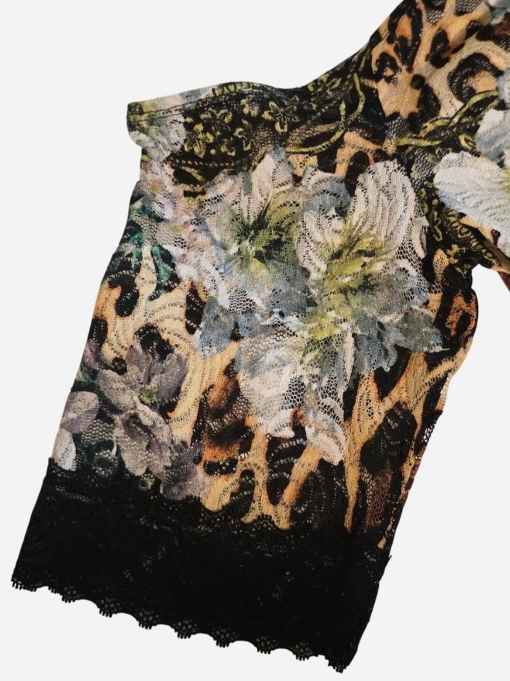 VENUS Lace Leopard Floral OFF-Shoulder Strappy Camisole XL BRAND NEW Beautiful - Picture 4 of 8